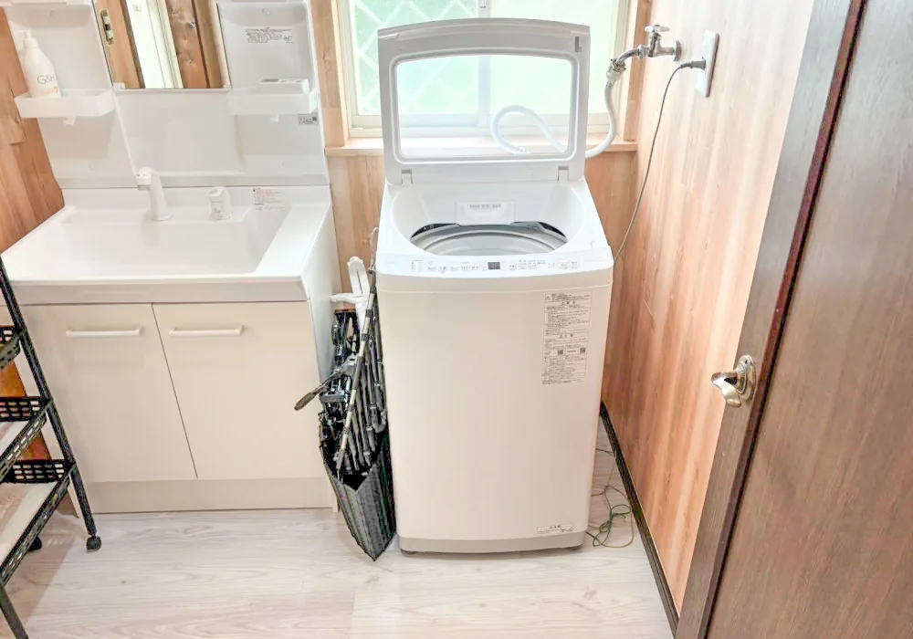 Washing machine — SORA Blue House amenities Japan